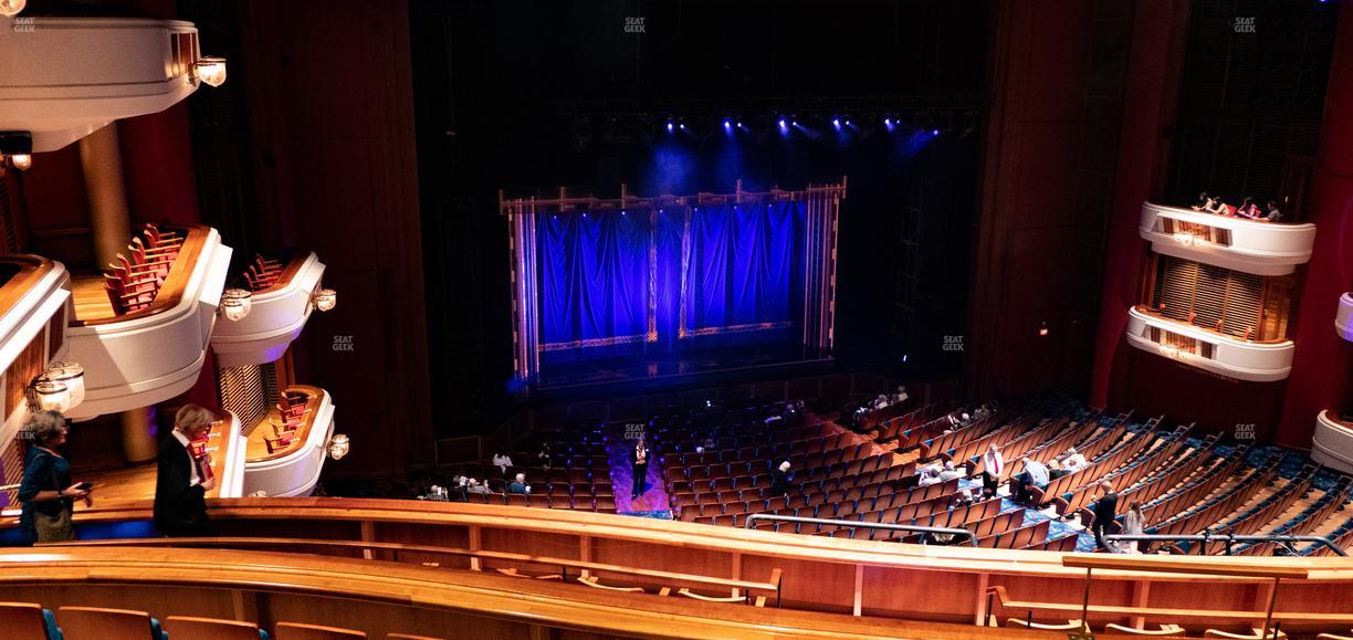 Au-Rene Theater at the Broward Center - Section Mezzanine Left Seat View