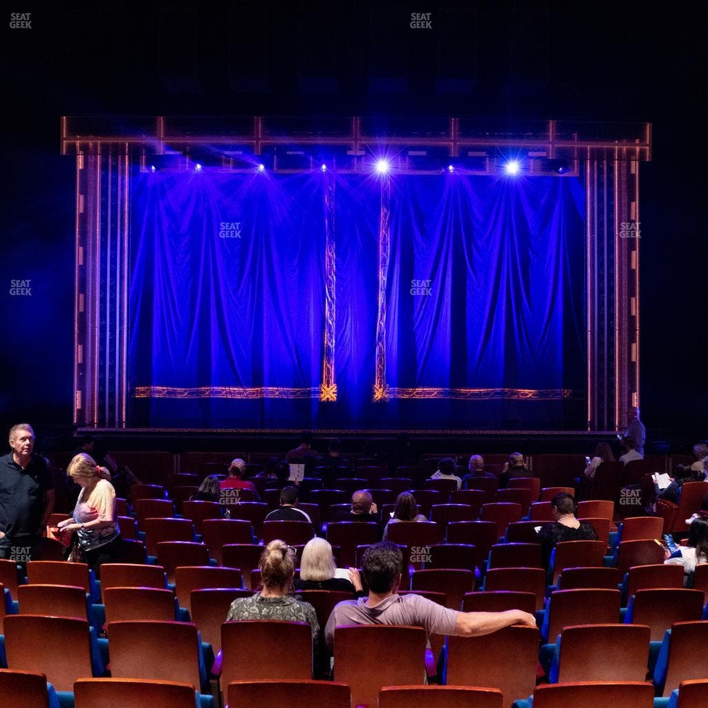 Au-Rene Theater at the Broward Center - Section Orchestra Center Seat View