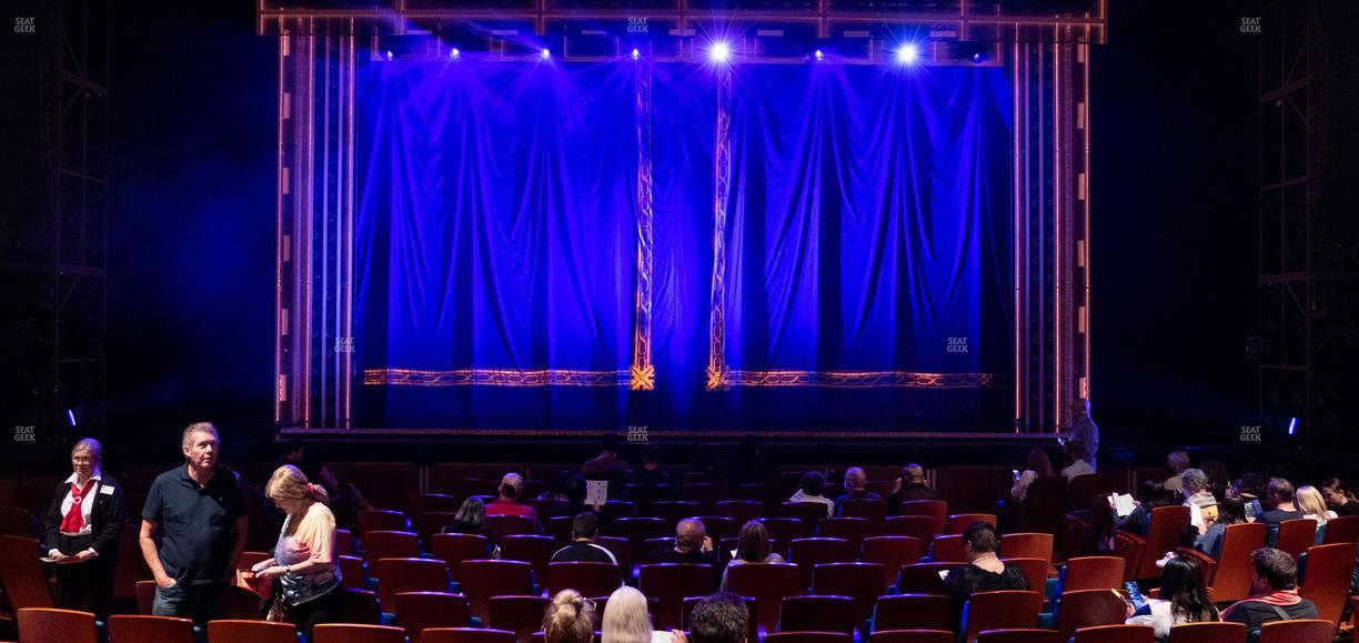 Au-Rene Theater at the Broward Center - Section Orchestra Center Seat View
