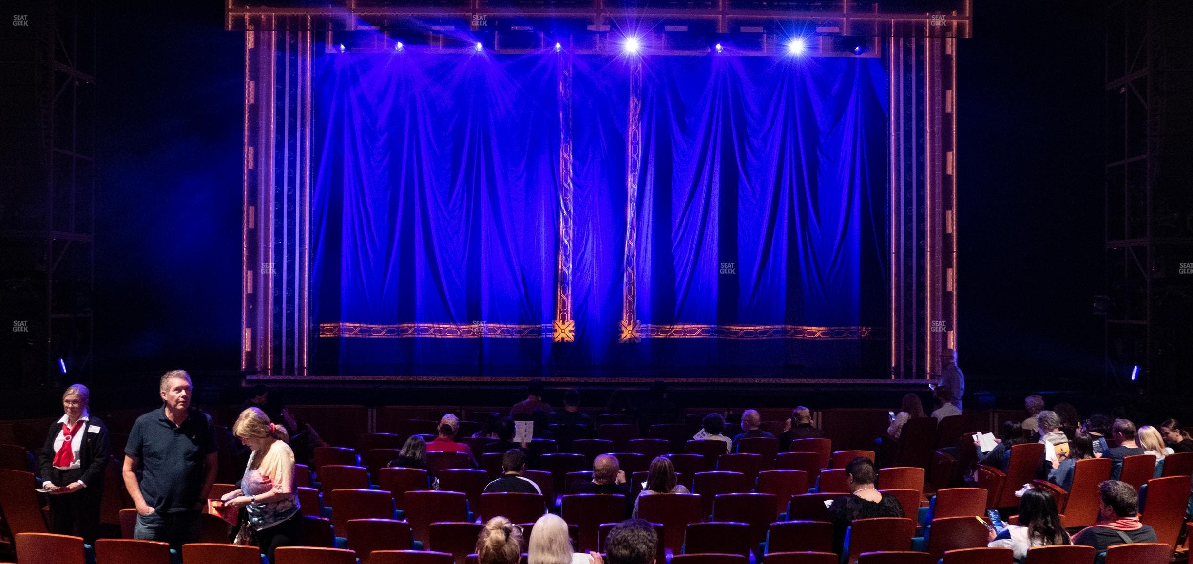 Au-Rene Theater at the Broward Center - Section Orchestra Center Seat View