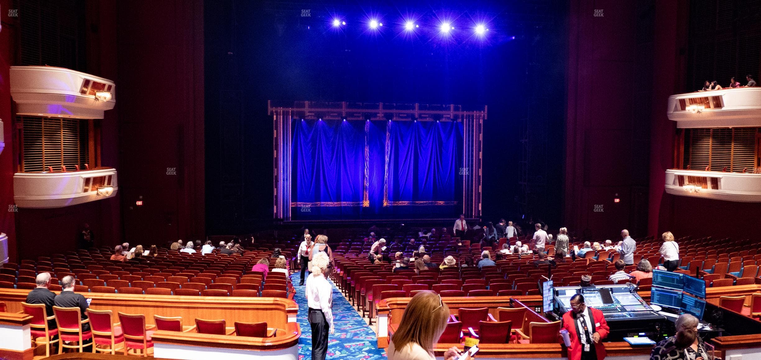 Au-Rene Theater at the Broward Center - Section Orchestra Left Center Seat View