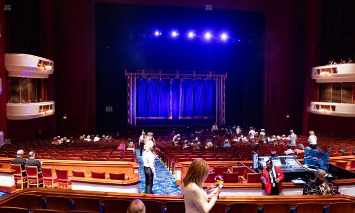 Au-Rene Theater at the Broward Center - Section Orchestra Left Center Seat View