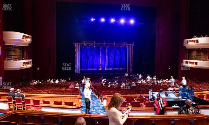 Au-Rene Theater at the Broward Center - Section Orchestra Left Center Seat View