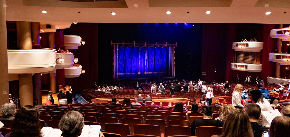 Au-Rene Theater at the Broward Center - Section Orchestra Left Sro Seat View
