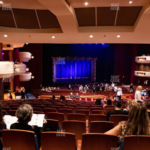 Au-Rene Theater at the Broward Center - Section Orchestra Left Sro Seat View