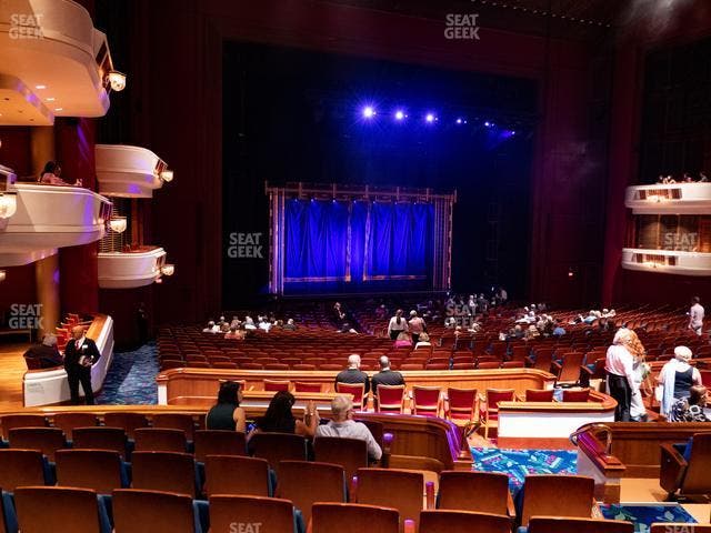 Au-Rene Theater at the Broward Center - Section Orchestra Left Seat View