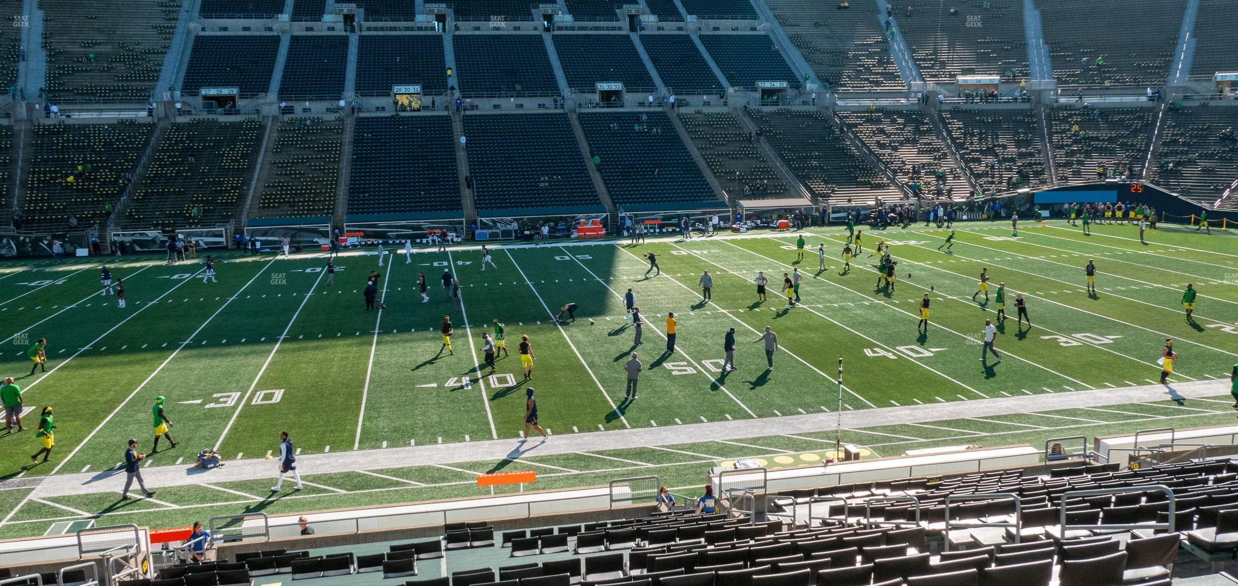 Autzen Stadium - Section 12 Seat View