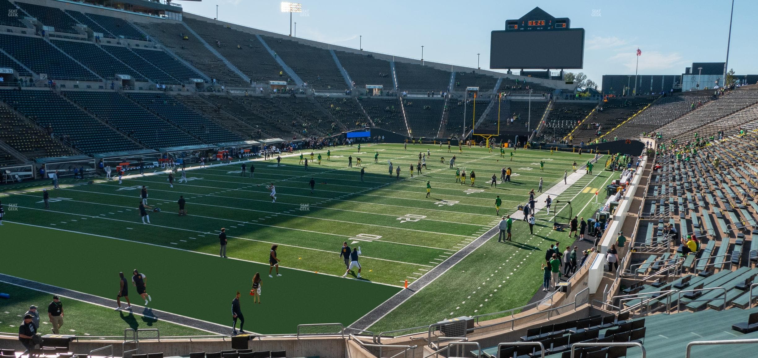 Autzen Stadium - Section 18 Seat View