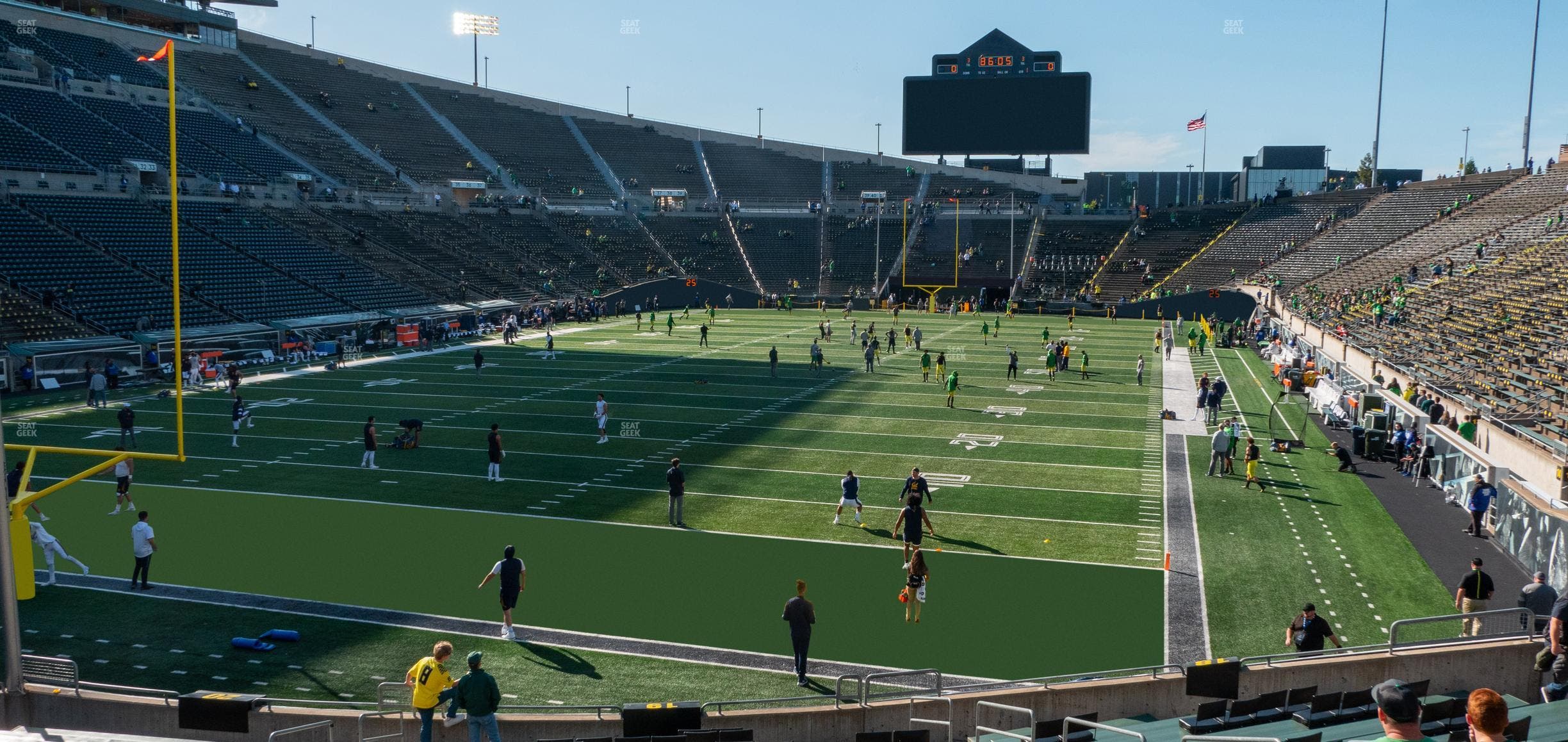 Autzen Stadium - Section 19 Seat View