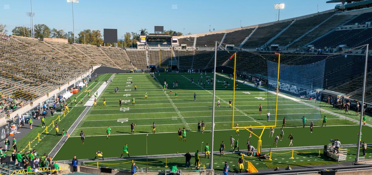 Autzen Stadium - Section 2 Seat View