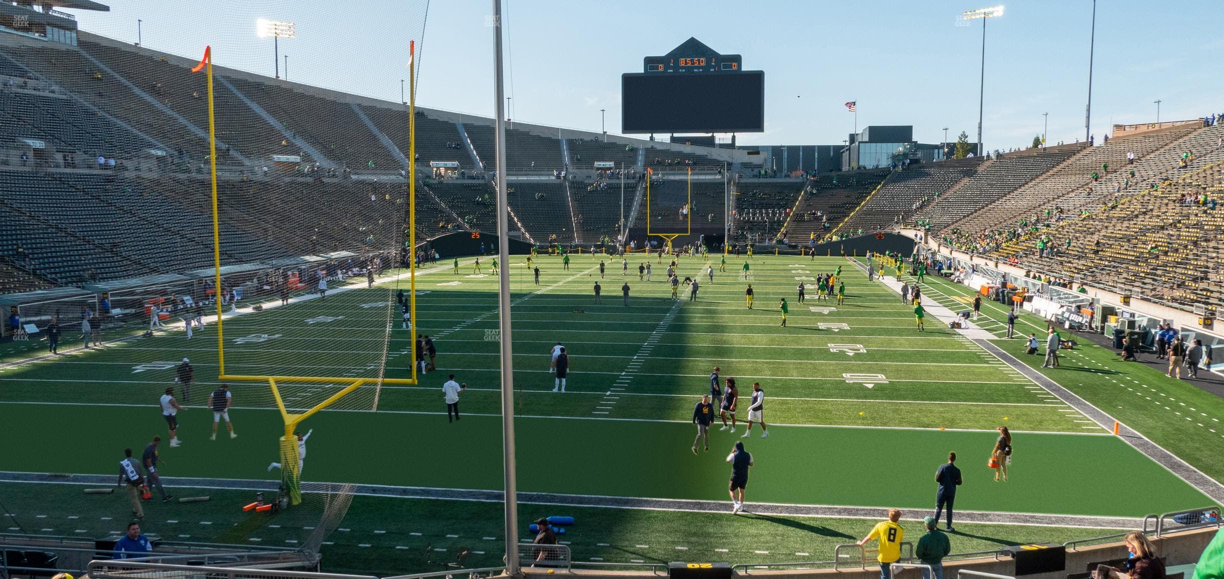 Autzen Stadium - Section 20 Seat View