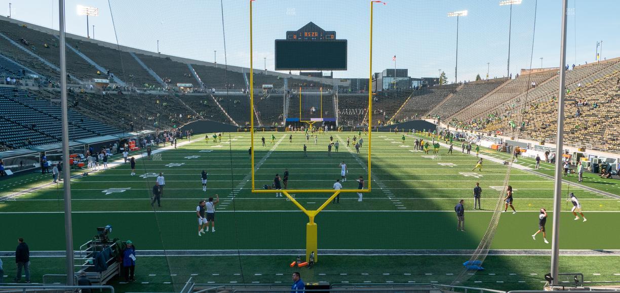 Autzen Stadium - Section 21 Seat View