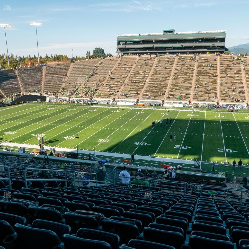 Autzen Stadium - Section 29 Club Seat View