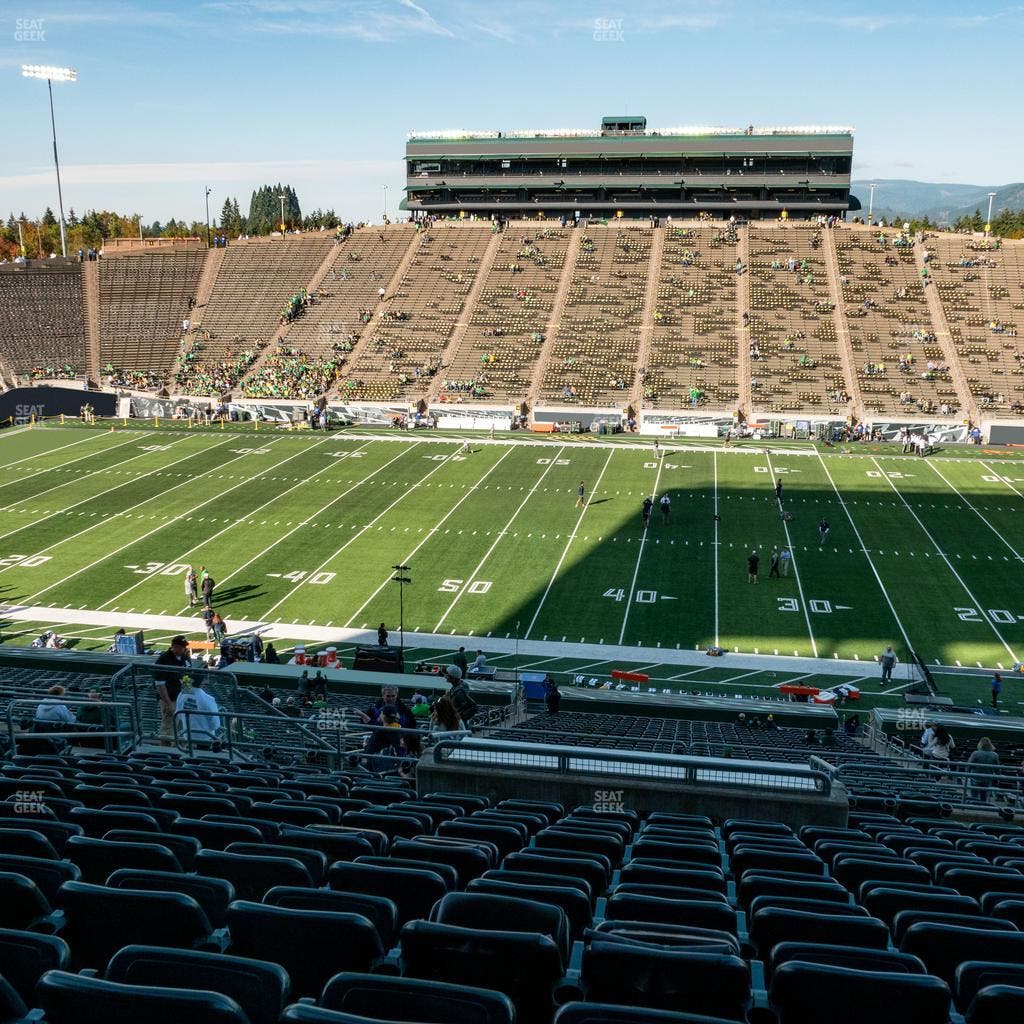 Autzen Stadium - Section 30 Club Seat View