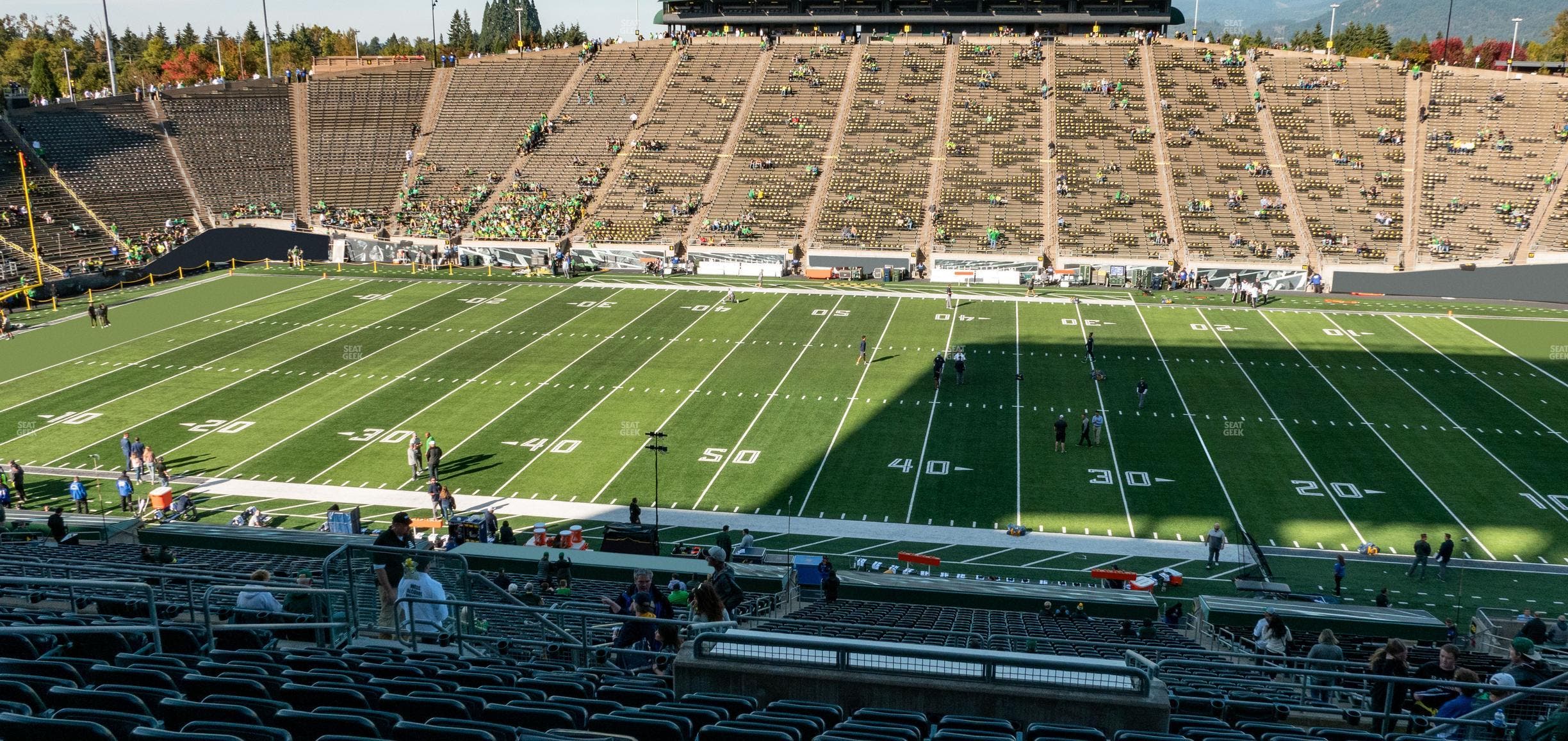 Autzen Stadium - Section 30 Club Seat View
