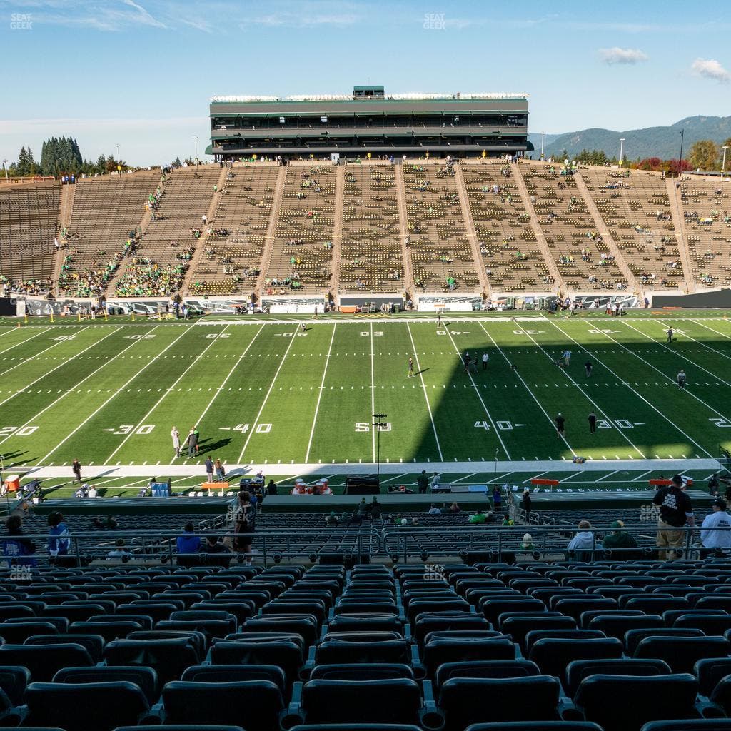 Autzen Stadium - Section 31 Club Seat View
