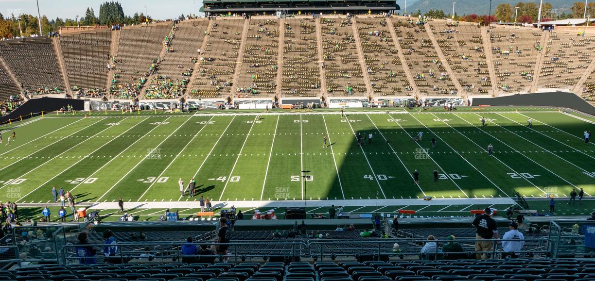 Autzen Stadium - Section 31 Club Seat View