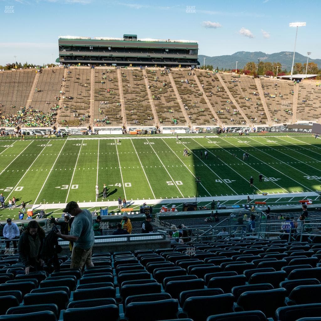 Autzen Stadium - Section 32 Club Seat View