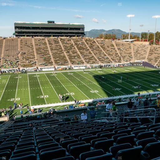 Autzen Stadium - Section 33 Club Seat View