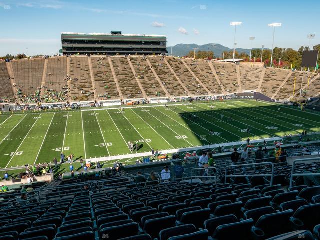 Autzen Stadium - Section 33 Club Seat View
