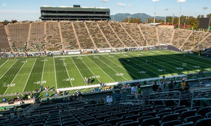 Autzen Stadium - Section 33 Club Seat View
