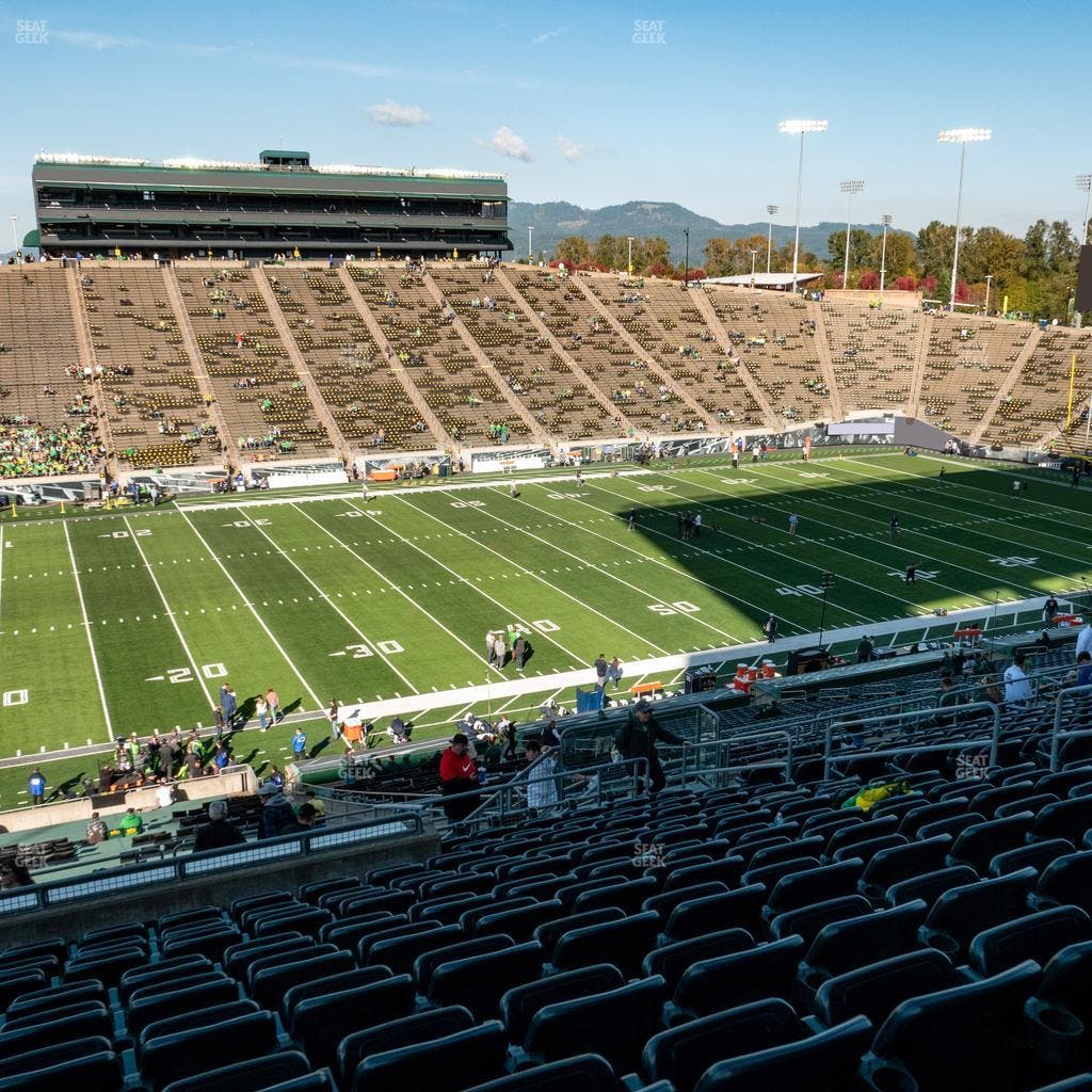 Autzen Stadium - Section 34 Public Reserve Seat View