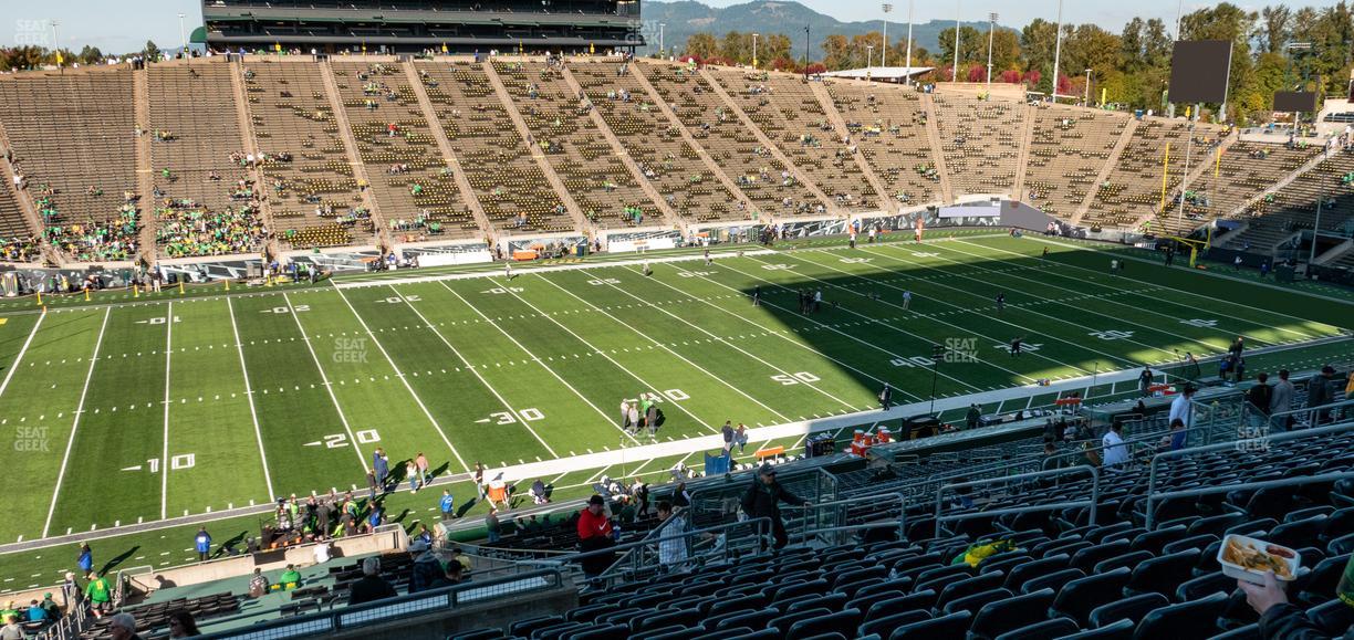 Autzen Stadium - Section 34 Public Reserve Seat View