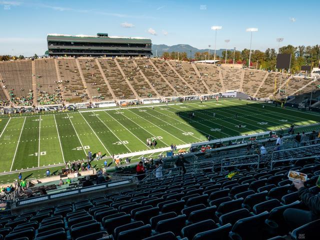 Autzen Stadium - Section 34 Public Reserve Seat View