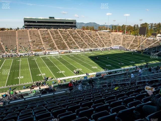 Autzen Stadium - Section 34 Public Reserve Seat View