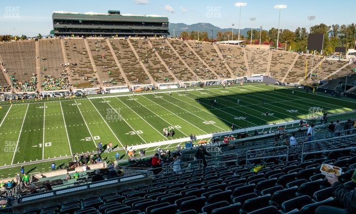 Autzen Stadium - Section 34 Public Reserve Seat View