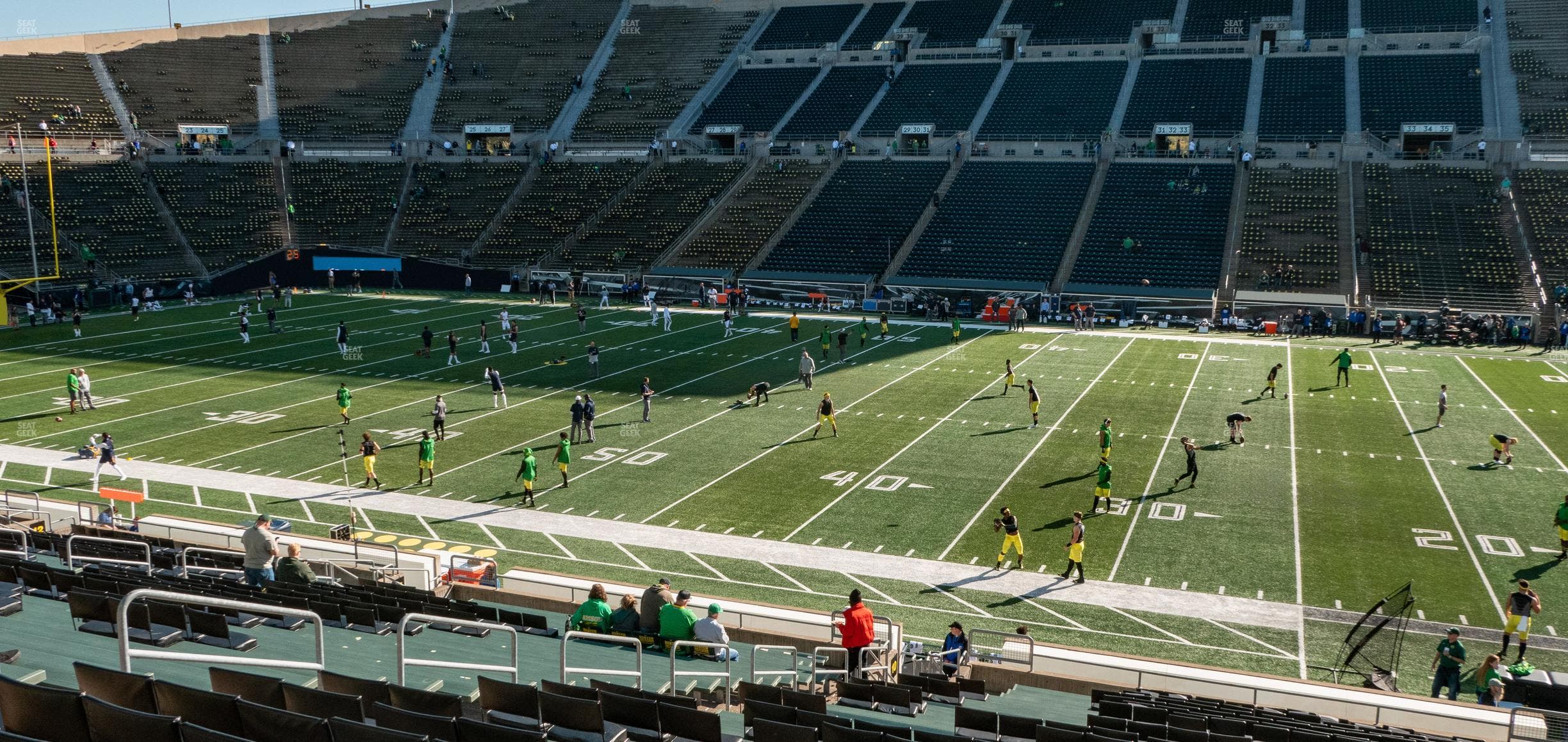 Autzen Stadium - Section 9 Seat View
