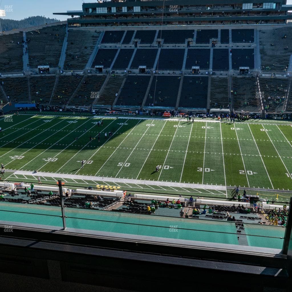 Autzen Stadium - Section Charter Box 2 Seat View