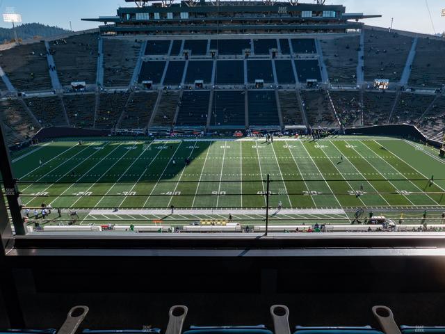 Autzen Stadium - Section Charter Box 4 Seat View