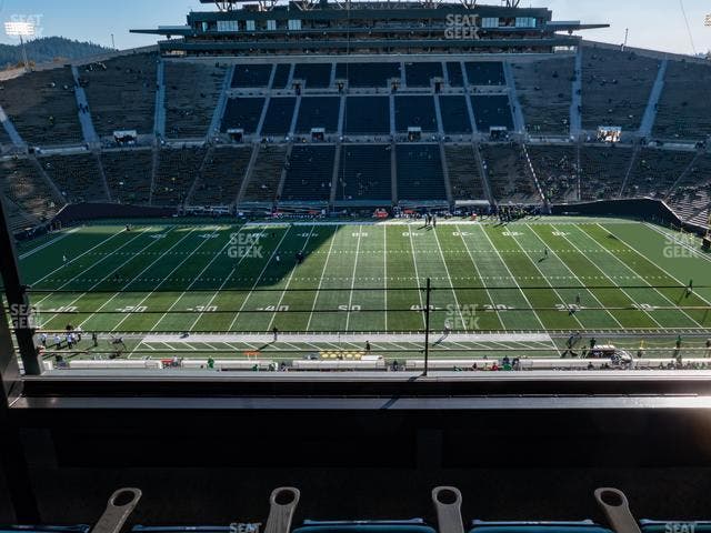 Autzen Stadium - Section Charter Box 4 Seat View