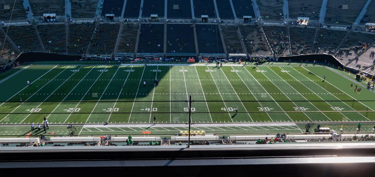 Autzen Stadium - Section Charter Box 5 Seat View
