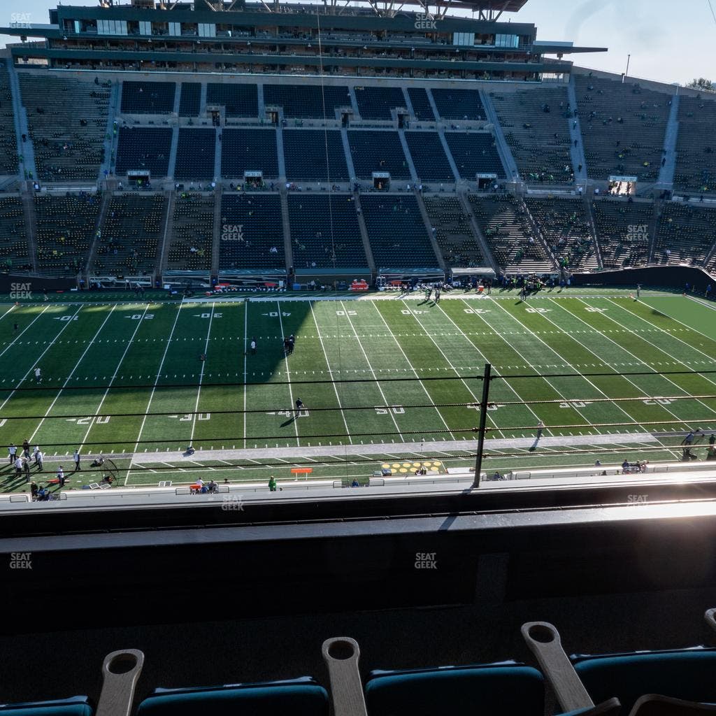 Autzen Stadium - Section Charter Box 6 Seat View