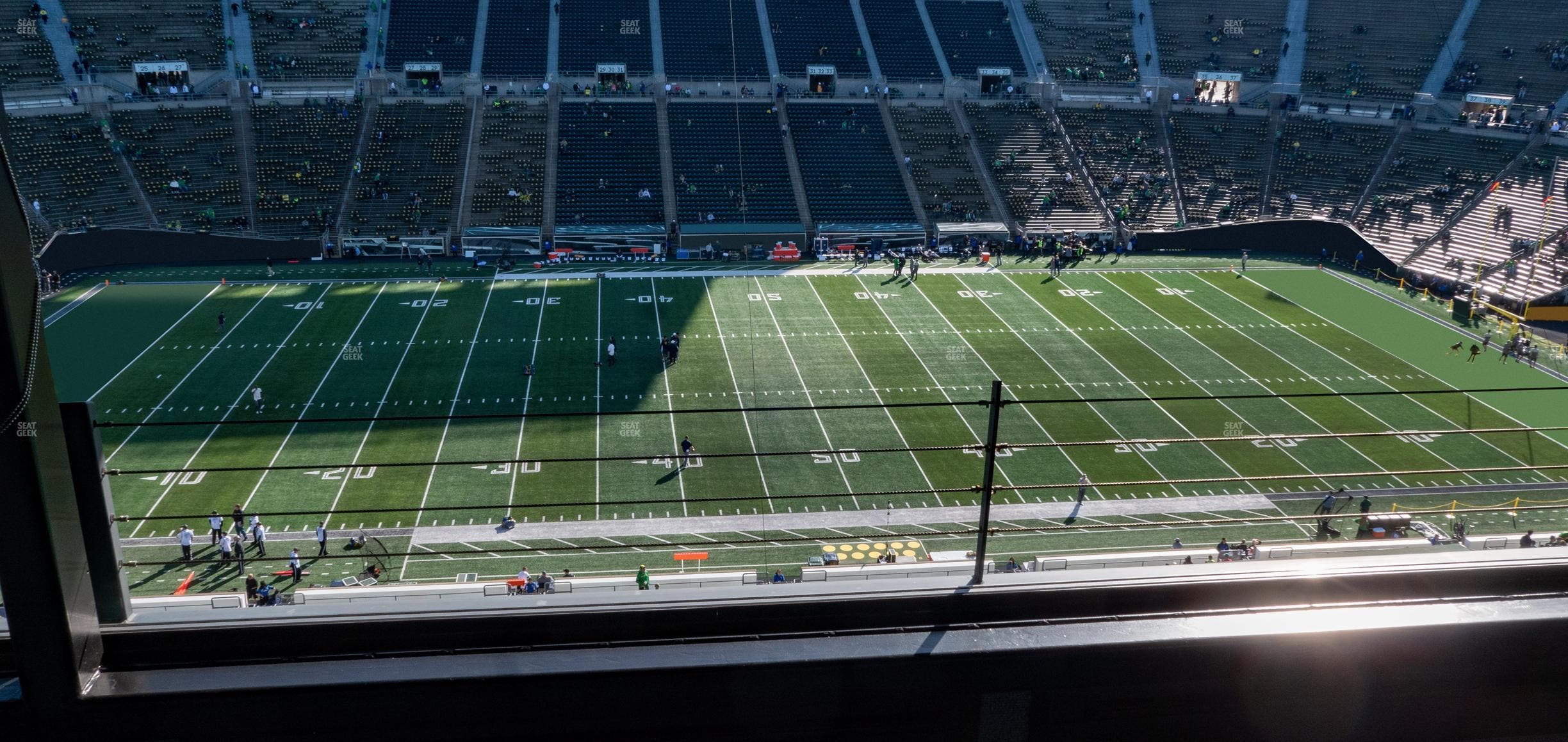Autzen Stadium - Section Charter Box 6 Seat View