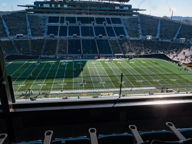 Autzen Stadium - Section Charter Box 6 Seat View