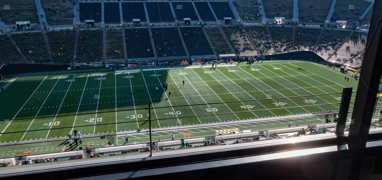 Autzen Stadium - Section Charter Box 7 Seat View