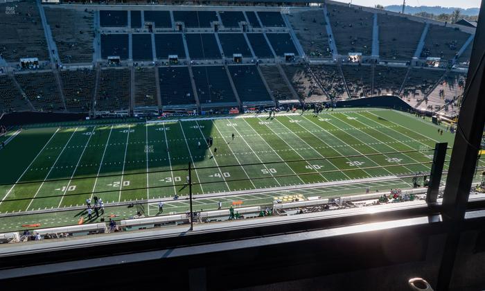 Autzen Stadium - Section Charter Box 7 Seat View