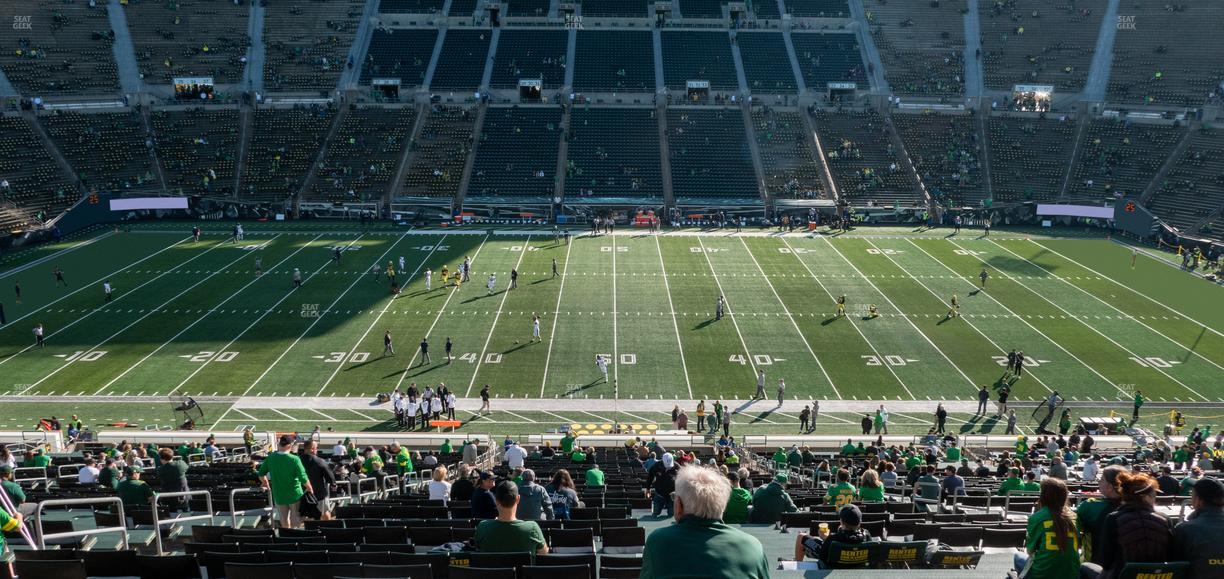 Autzen Stadium - Section Sro 11 Seat View