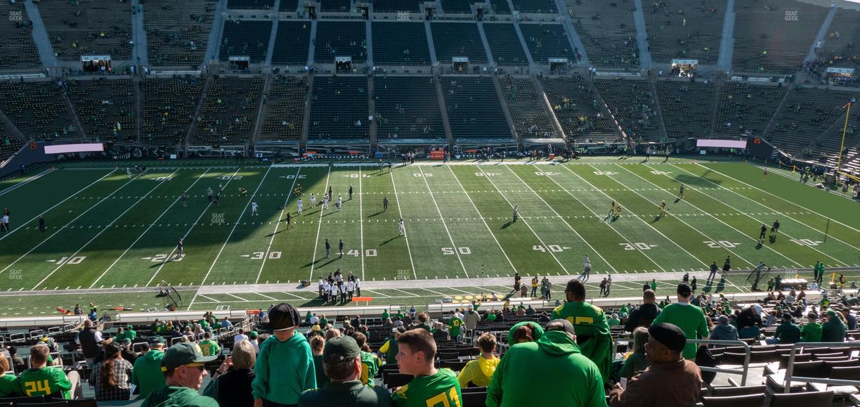 Autzen Stadium - Section Sro 12 Seat View