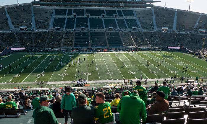 Autzen Stadium - Section Sro 12 Seat View