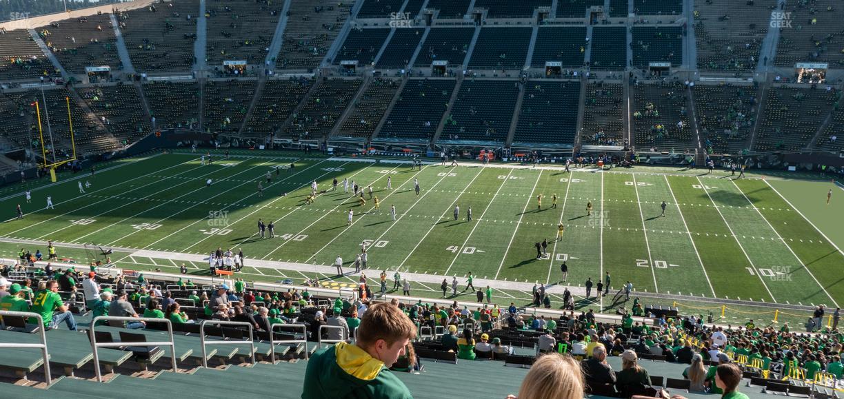 Autzen Stadium - Section Sro Seat View