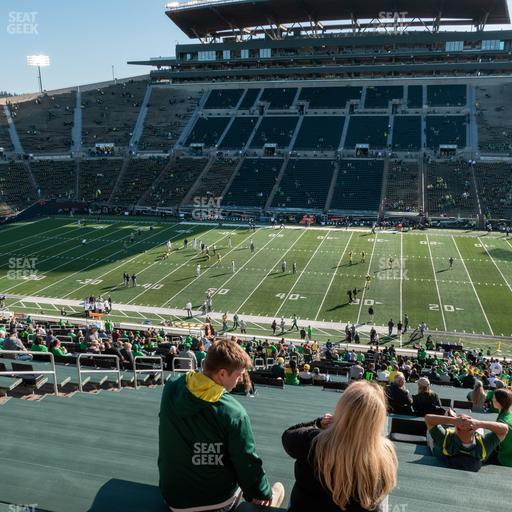 Autzen Stadium - Section Sro Seat View