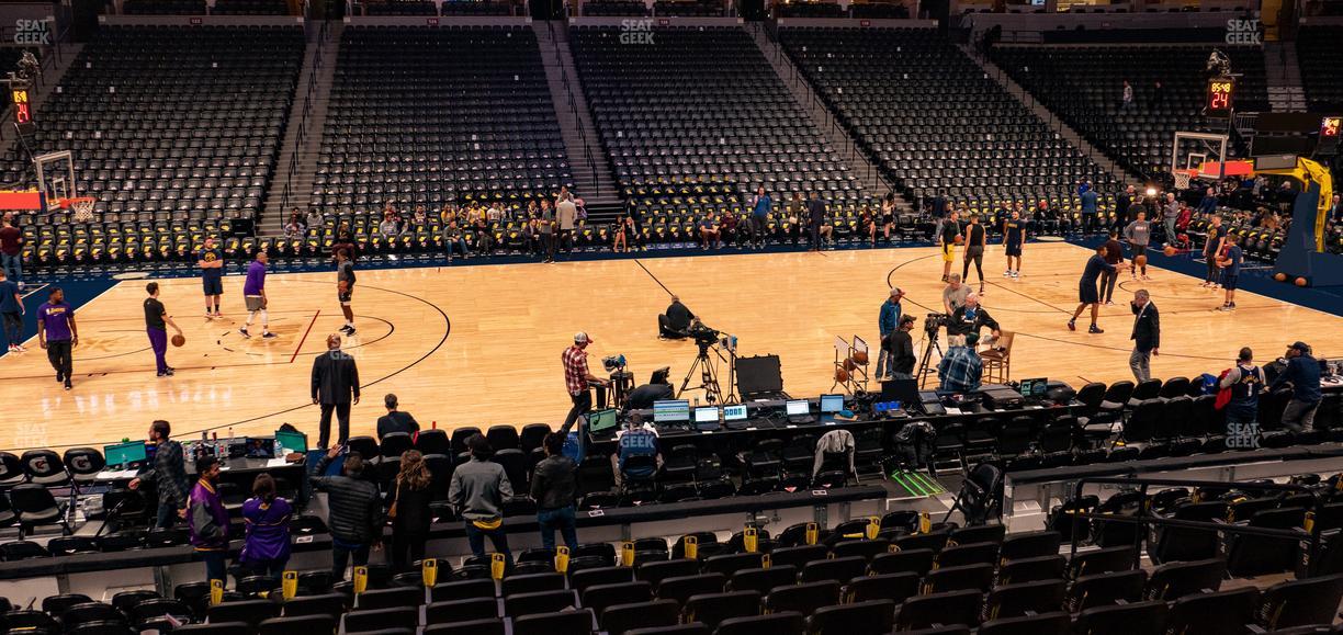 Ball Arena - Section 102 Seat View