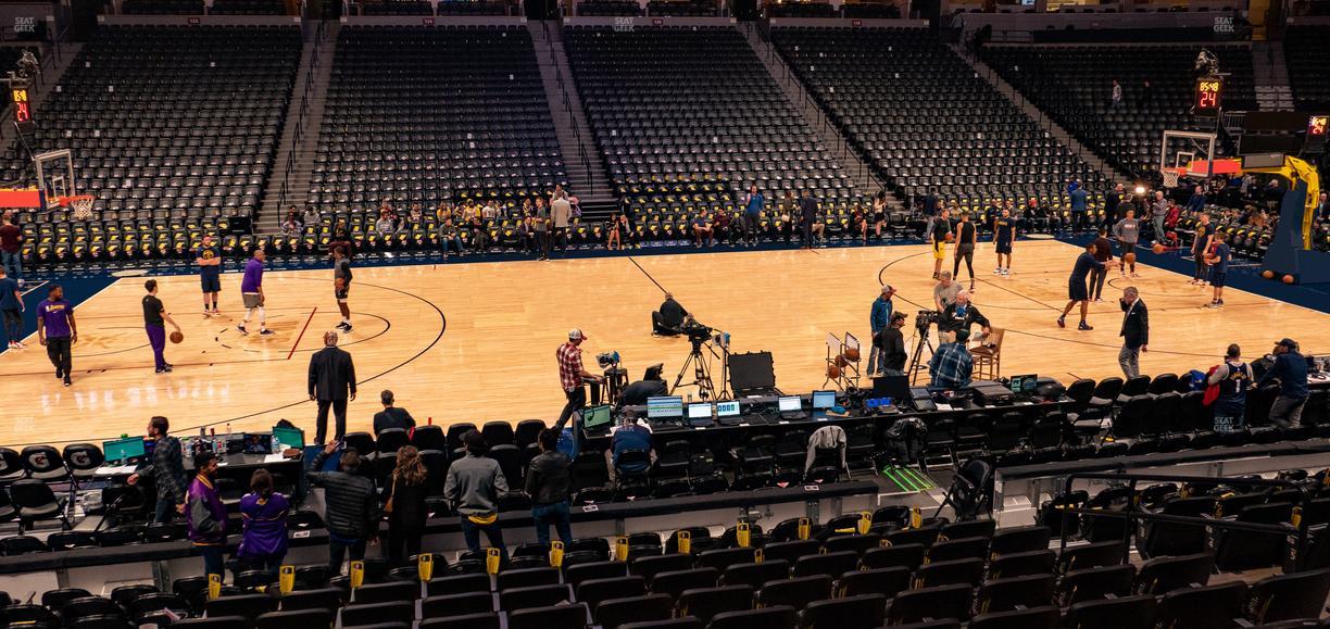 Ball Arena - Section 102 Seat View