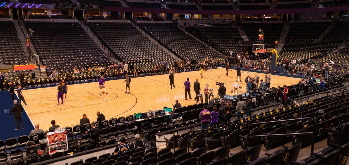 Ball Arena - Section 104 Seat View