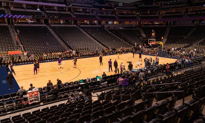 Ball Arena - Section 104 Seat View