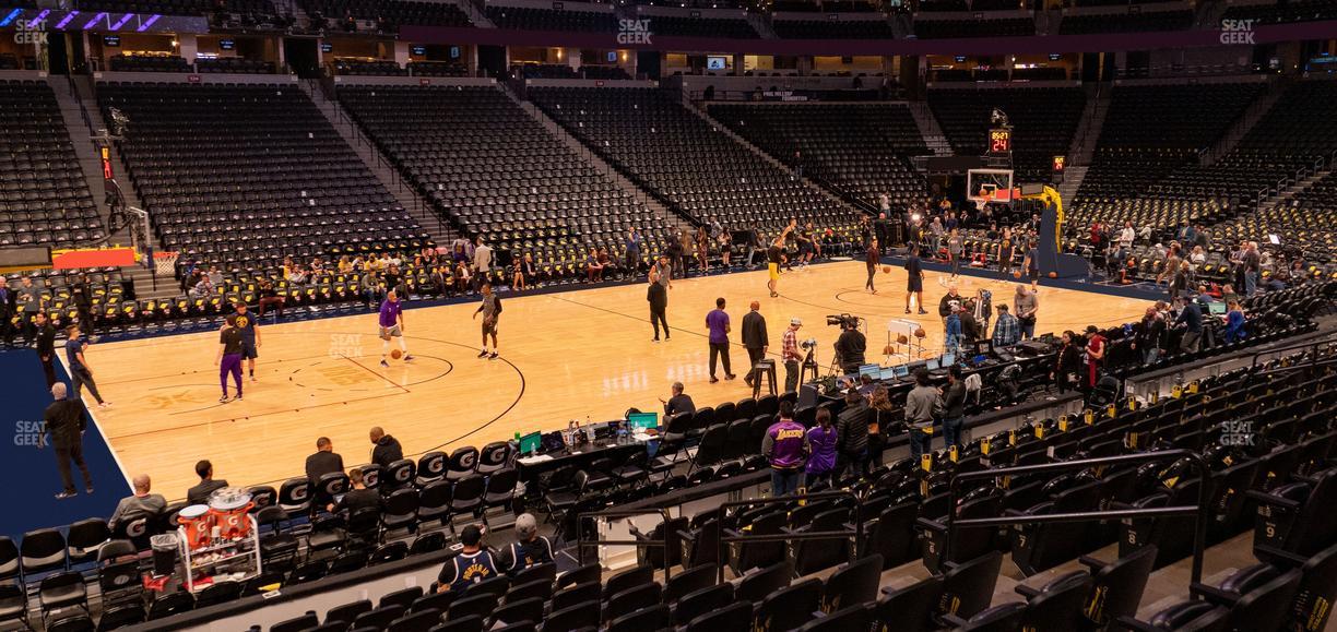 Ball Arena - Section 104 Seat View